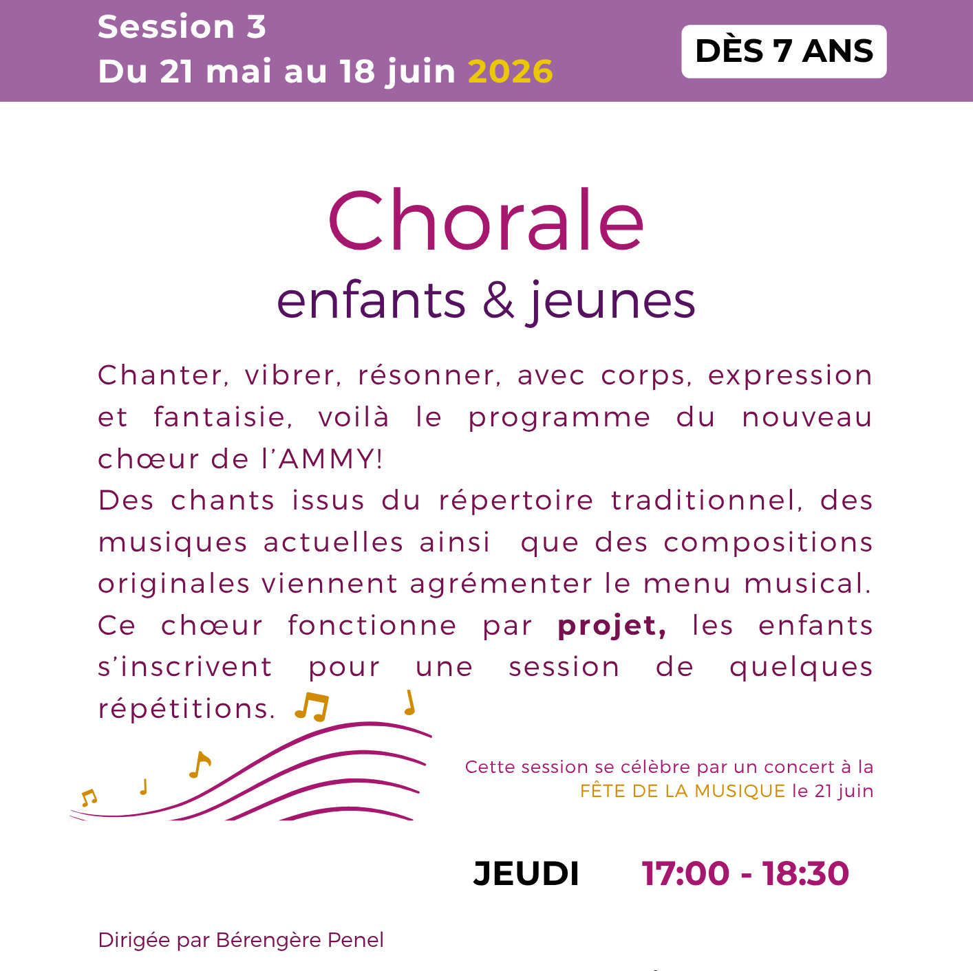 Chorale enfants session 3